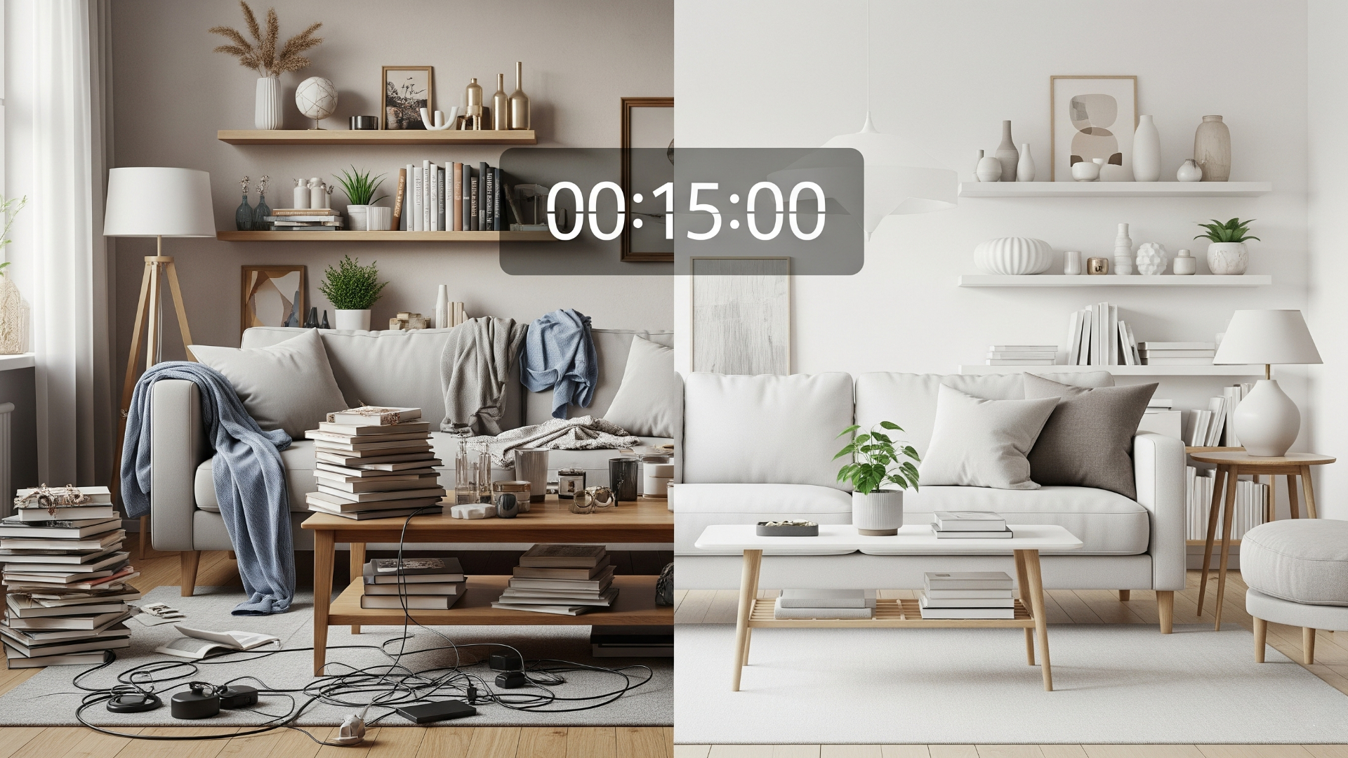15-minute declutter
