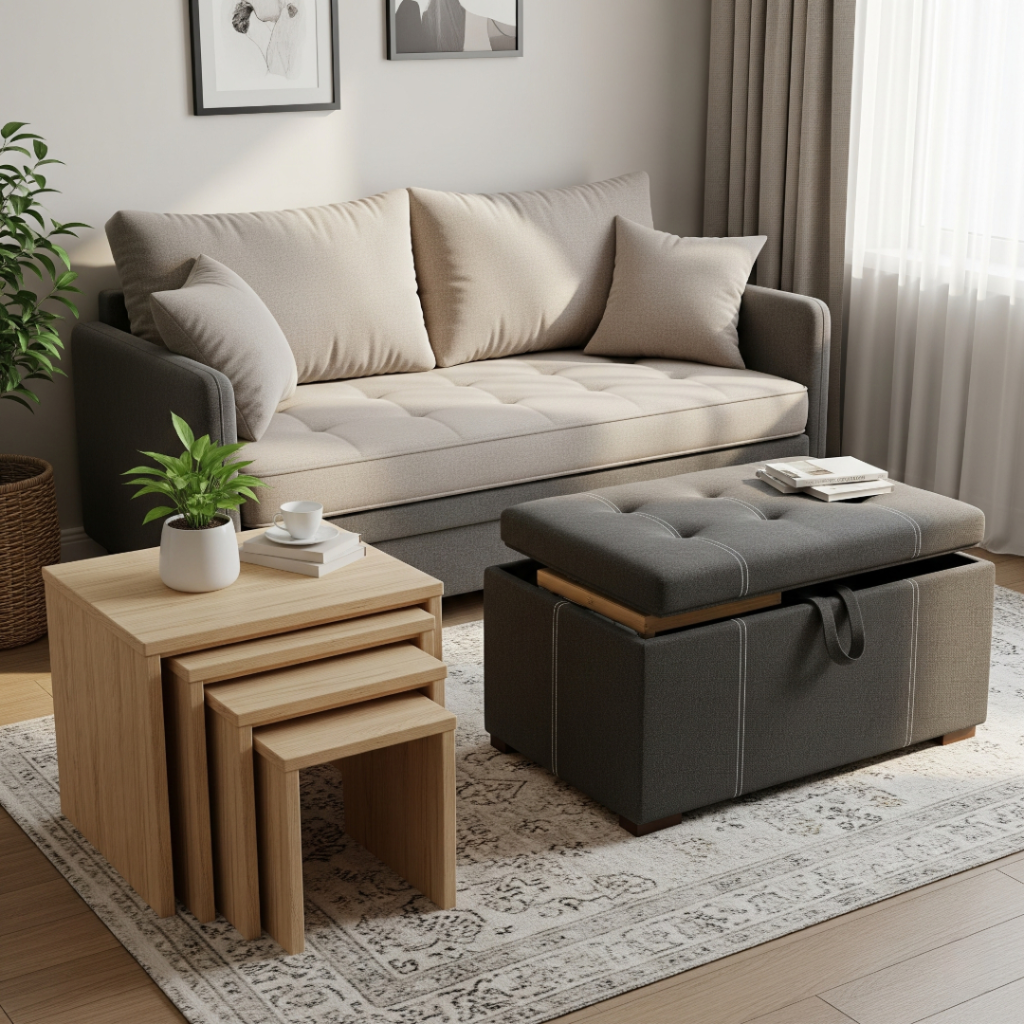 multi-functional furniture for small apartment