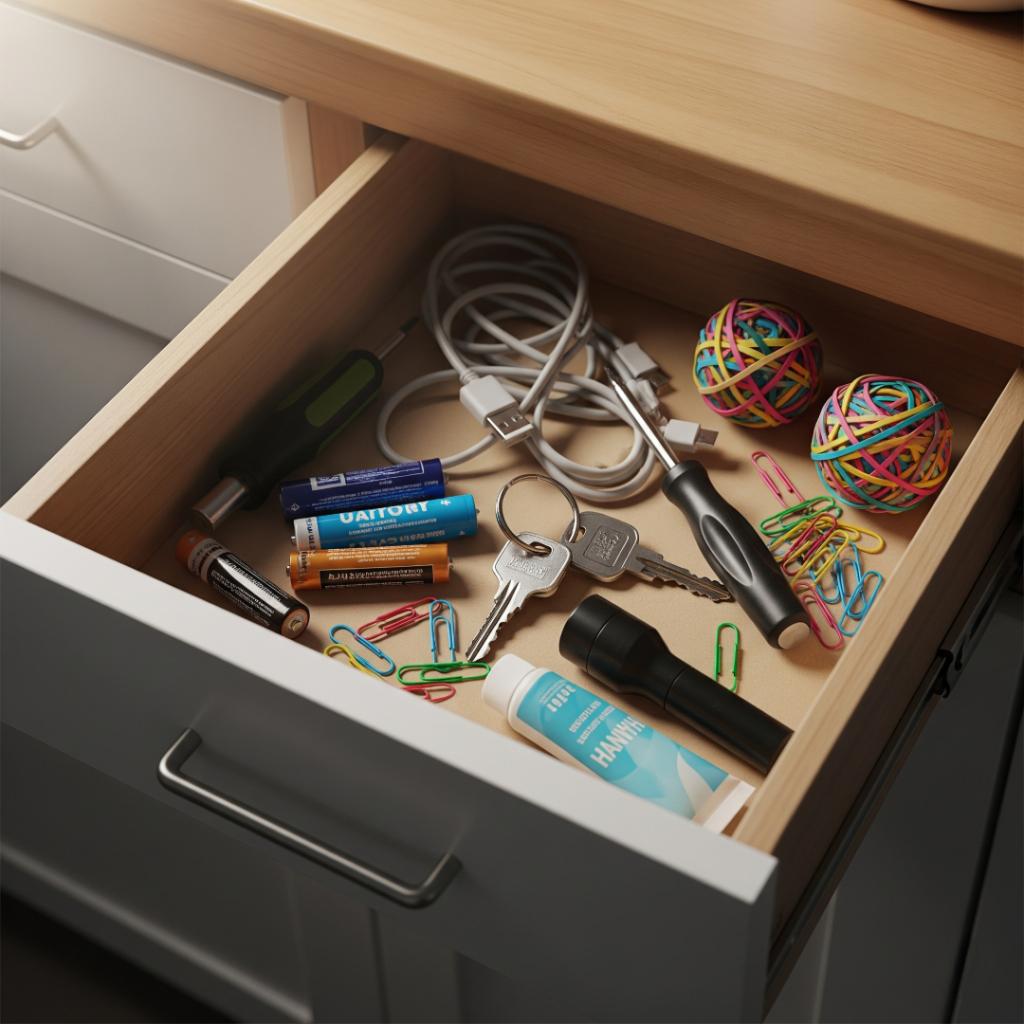 One shelf decluttering